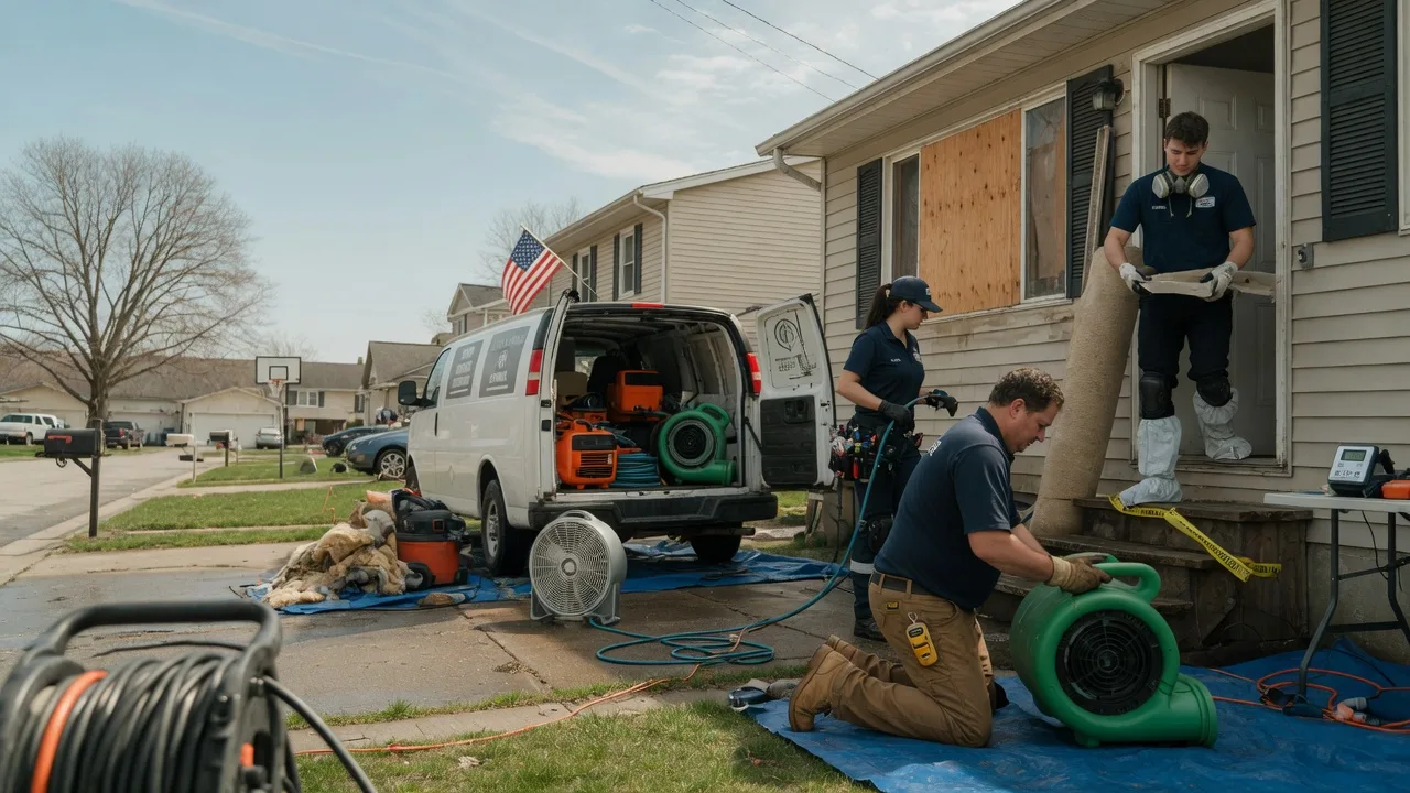 Water Damage Restoration in Blanchardville, WI near me